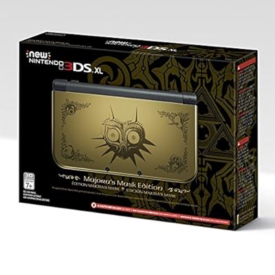 Nintendo - 3DS XL Legend of Zelda: Majora's Mask Limited Edition - Gold ...